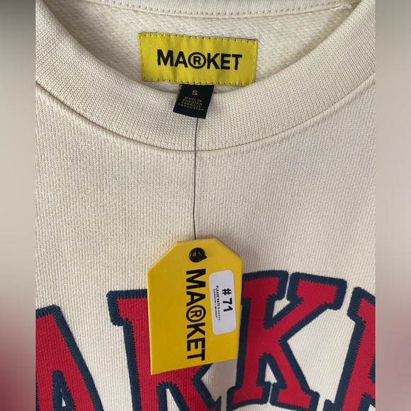 NWT Market Logo Crewneck Sweatshirt - Picture 4 of 4